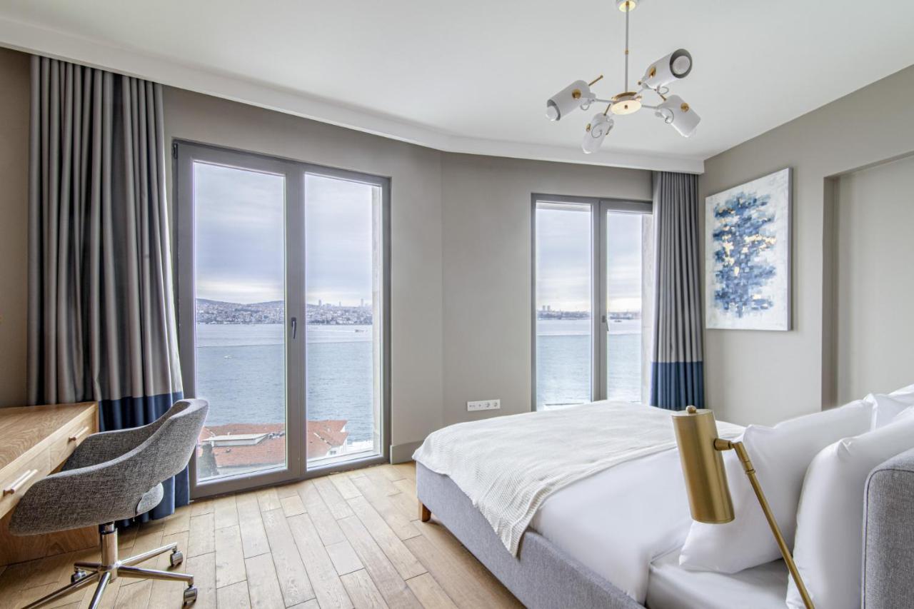 Flat With Panoramic Bosphorus View In Cihangir Istambul Exterior foto
