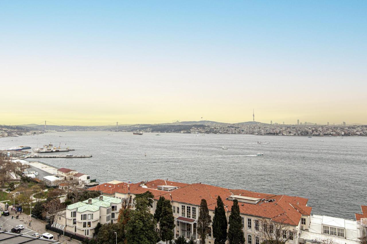 Flat With Panoramic Bosphorus View In Cihangir Istambul Exterior foto